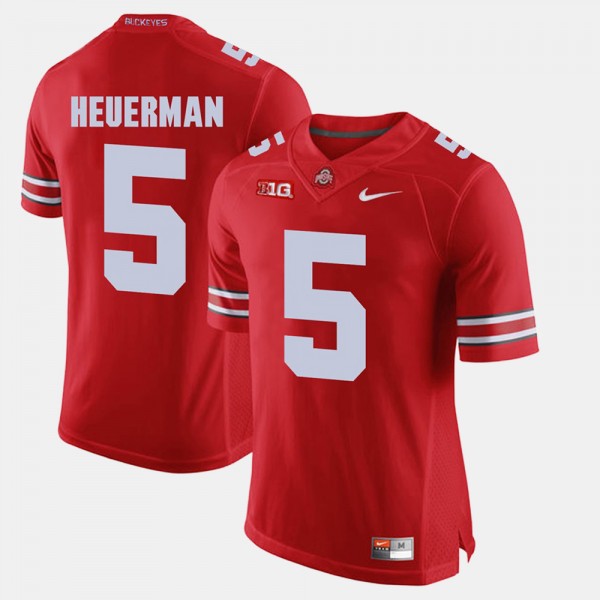 Ohio State Buckeyes Jeff Heuerman Men's #5 Game Alumni Scarlet College Football Jersey 2404QEHX8